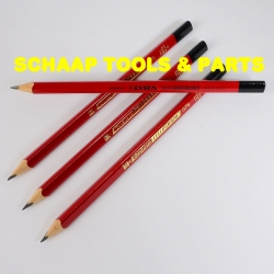 Tegelzetterspotlood driekant rood 24cm | 1174